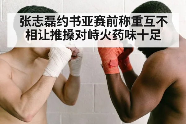 张志磊约书亚赛前称重互不相让推搡对峙火药味十足